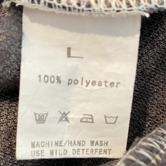 Julyclo Colorblock Nubby Fleece Earth Tone Camel Brown Cream Lounge Sweatshirt-L - Picture 9 of 10